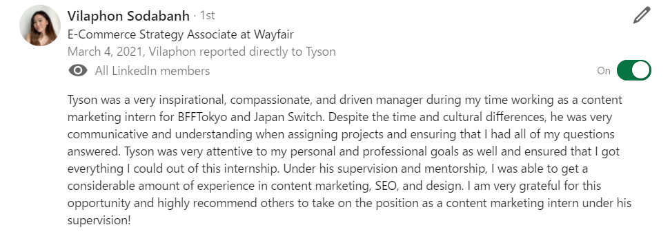 Internship in Japan Testimonial - Lauren Internship in Japan Testimonial - Lauren