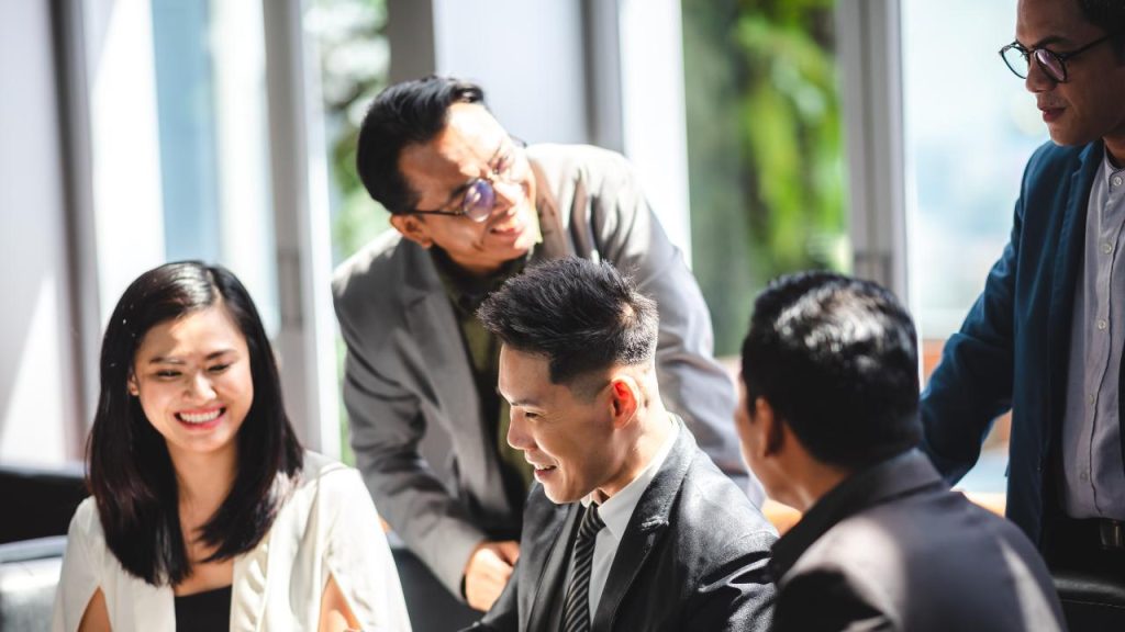 Digital Marketing Agency team meeting