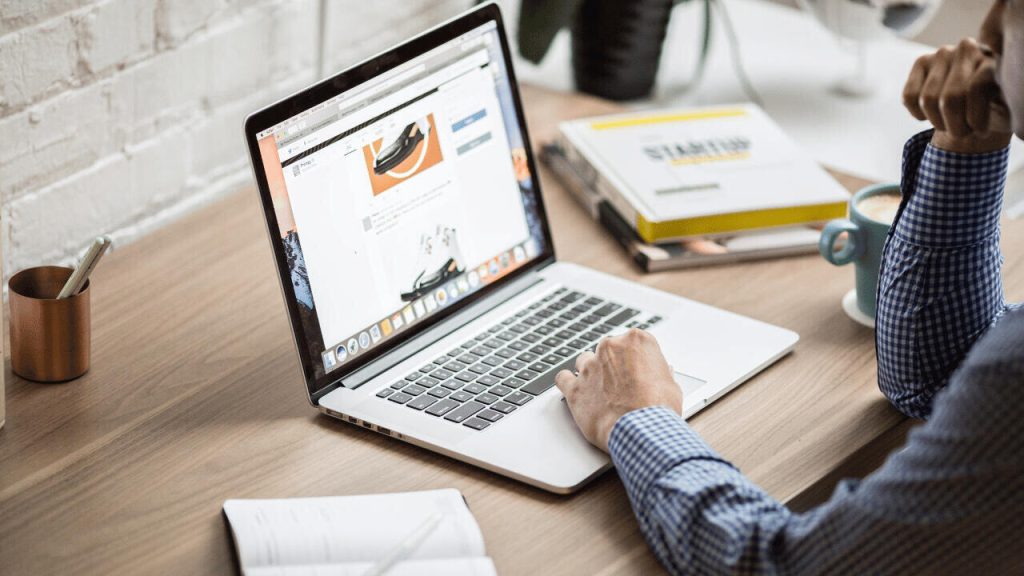 using a computer for branding in Japan