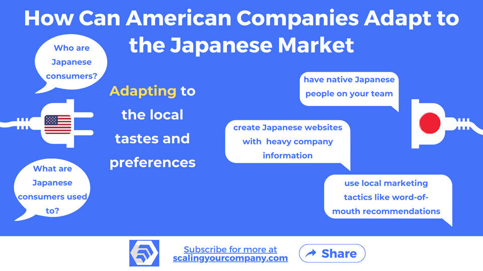 how american companies adapt to the japanese market