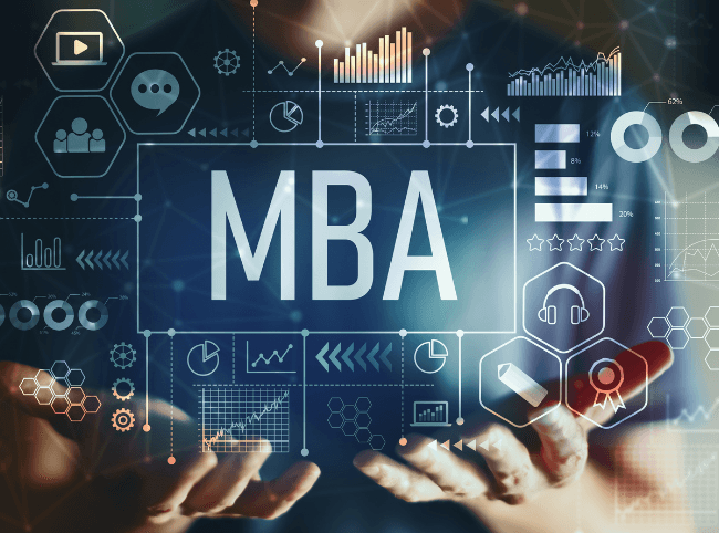 Visualization of learning MBA in Japan